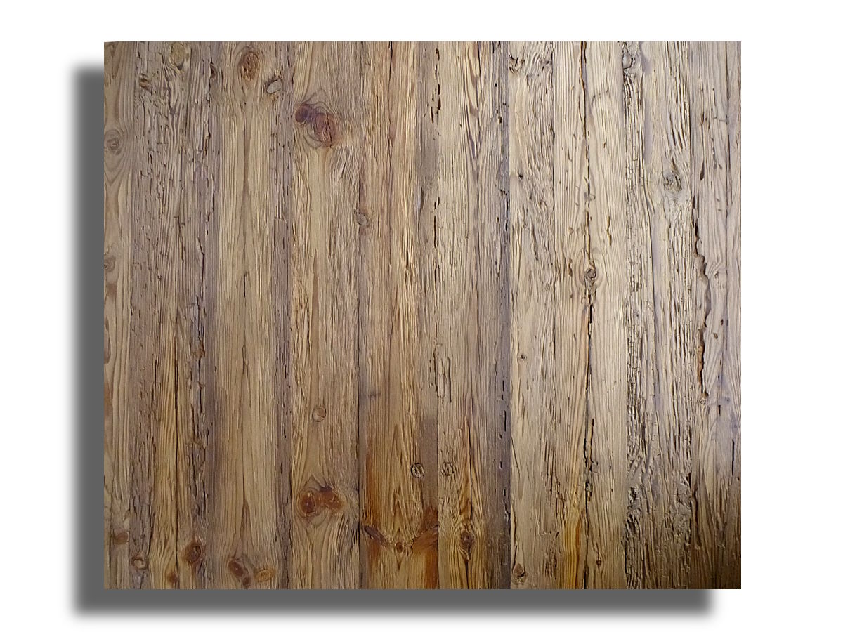 Altholzplatte Fichte Gehackt