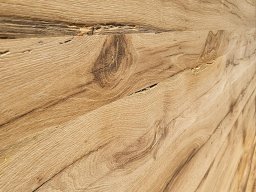 Altholzplatte Eiche Gebürstet