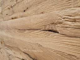 Altholzplatte Eiche Gehackt