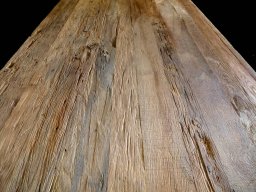 Altholzplatte Eiche Originaloberfläche - Lamellen durchgehend