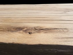 Altholztisch Blockwand-X-Form