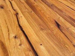 Altholztisch Eiche geschliffen und geölt