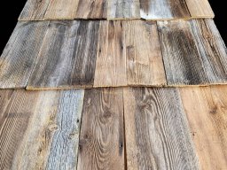 Schindeln aus Altholz "Traunsee" - ungebürstet, Kante gekappt